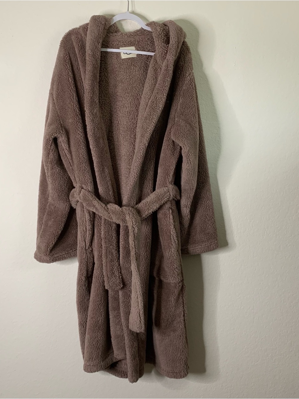 UGG Mens brown Beckett belted hooded robe M/L - Picture 2 of 11